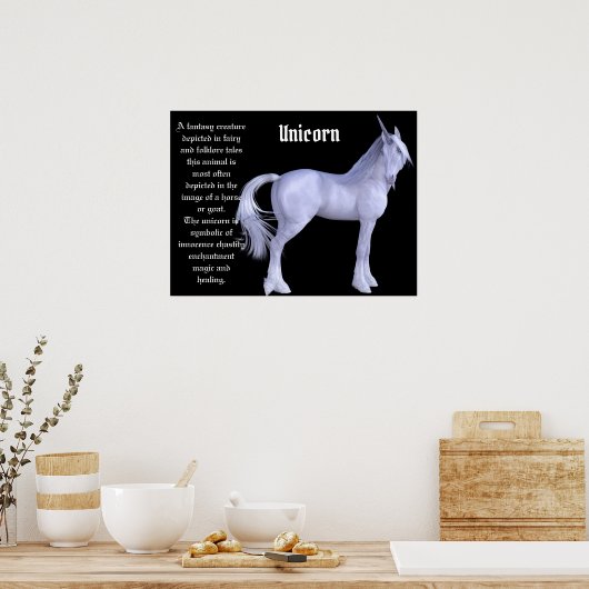 Poster La licorne (Cuisine)