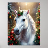 Poster « La Licorne de Noël » (Devant)