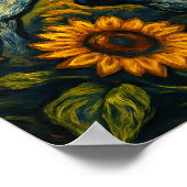 Poster La licorne de pinto dans une tempête (Coin)