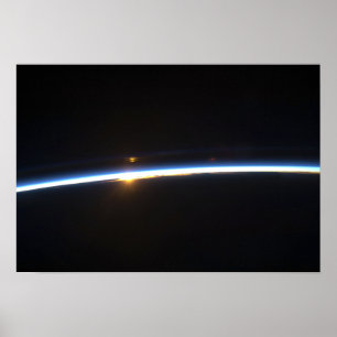 Poster La ligne mince de l'atmosphère terrestre