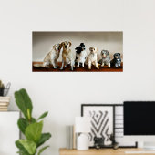 Poster La ligne vers le haut (Bureau à domicile)