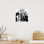 POSTER LA LIGUE DE TEMPÉRANCE 1920 (Cuisine)