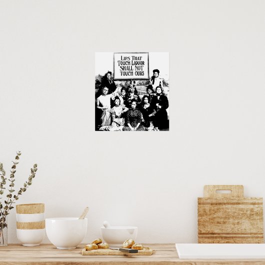 POSTER LA LIGUE DE TEMPÉRANCE 1920 (Cuisine)