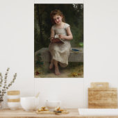 Poster La Liseuse par William-Adolphe Bouguereau (Cuisine)
