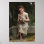 Poster La Liseuse par William-Adolphe Bouguereau (Devant)