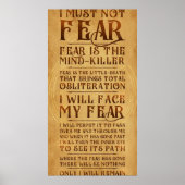 Poster La Litanie contre la peur v2 (Devant)