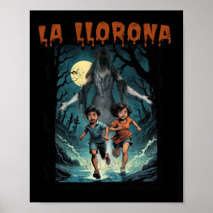 Poster La Llorona Mexicaine Awesome espagnol Halloween Di