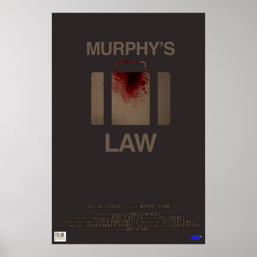 Poster La loi de Murphy (Devant)