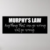 Poster La loi de Murphy (Devant)