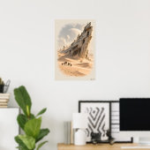 Poster La Longue Attente (Bureau à domicile)