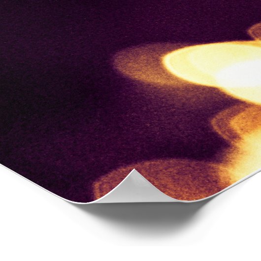 Poster "La lumière brille dans l'obscurité" (Coin)