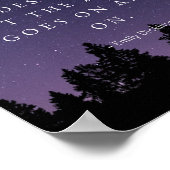 Poster La Lumière Continue - Emily Dickinson (Coin)
