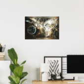Poster La Lumière de la Création (Bureau à domicile)