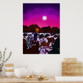 Poster La lumière de l'espoir L'art de Noël (Cuisine)