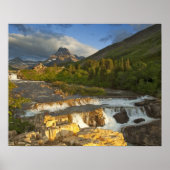 Poster La lumière du matin accueille Swiftcurrent Falls d (Devant)