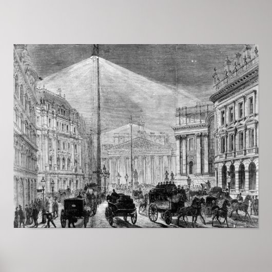 Poster La Lumière électrique à la Maison de Maisons (Devant)