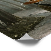 Poster La lumière passe au-delà tandis que le moine desce (Coin)