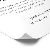 Poster La lumière reste le service commémoratif de citati (Coin)