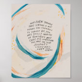 Poster "La lumière vous y rencontrera..." (Devant)