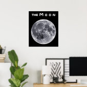 Poster La Lune (Bureau à domicile)