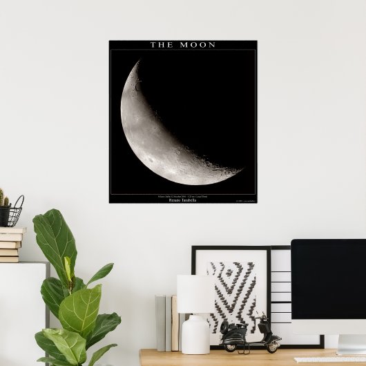 POSTER LA LUNE (Bureau à domicile)