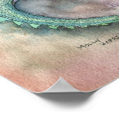 Poster La Lune à regarder l'affiche du chat de dragon sor (Coin)