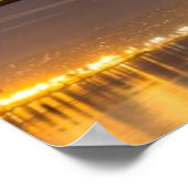 Poster La lune ce soir au-dessus du Bay Bridge (Coin)