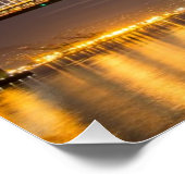 Poster La lune ce soir au-dessus du Bay Bridge (Coin)