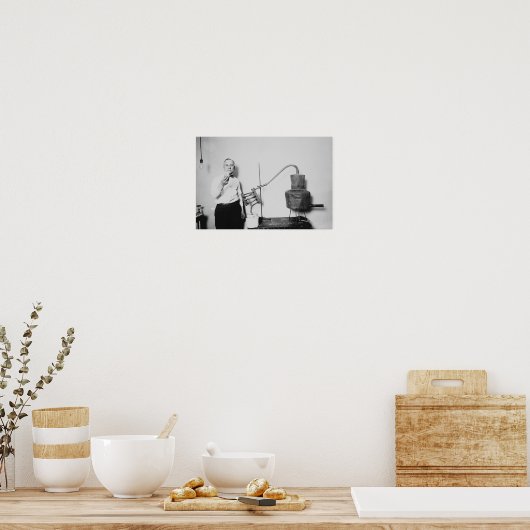 Poster La lune confisquée toujours - époque de l'interdic (Cuisine)