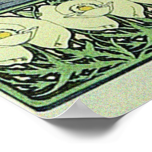 Poster La Lune d'Alphonse Mucha (Coin)