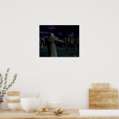 Poster La lune de Fullmoon à Stonehenge (Cuisine)