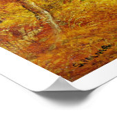 Poster La lune de récolte, 1833 (huile sur papier posée s (Coin)