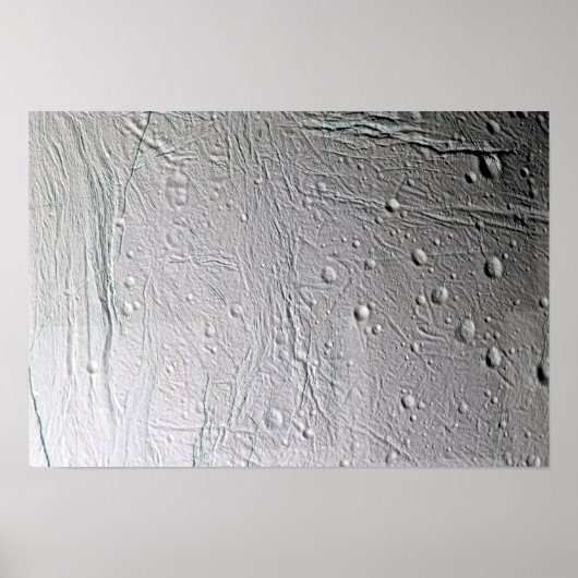Poster La lune de Saturne Encelade 2 (Devant)