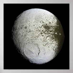 Poster La lune de Saturne Iapetus 2
