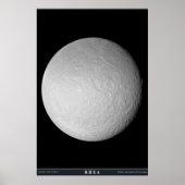 Poster La Lune de Saturne Rhea (Devant)