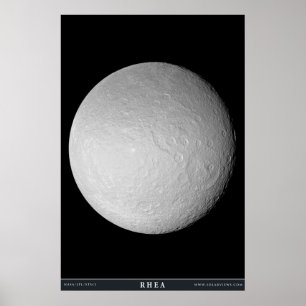 Poster La Lune de Saturne Rhea