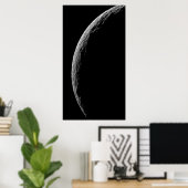 Poster La lune de Saturne Tethys (Bureau à domicile)