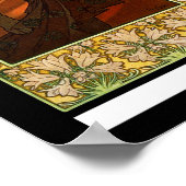 Poster La lune et les étoiles by Alphonse Mucha (Coin)