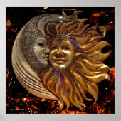 Poster La Lune, Le Soleil, L'Affiche Du Baiser (Devant)