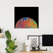 Poster La Lune minérale (Bureau à domicile)