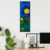 Poster La Lune voyageait à Scorpio 2014 (Bureau à domicile)