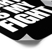 Poster La lutte de ma mère est ma lutte contre le cancer  (Coin)