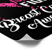 Poster La lutte de Soeur est ma lutte Conscience du cance (Coin)