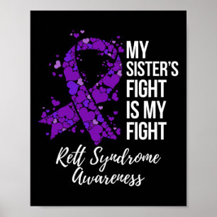 Poster La lutte de Soeur est ma lutte contre le syndrome 