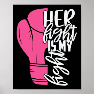 Poster La lutte est ma lutte contre le cancer du sein de