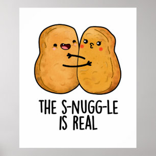 Poster La Lutte Est Vraiment Drôle Nugget Pun