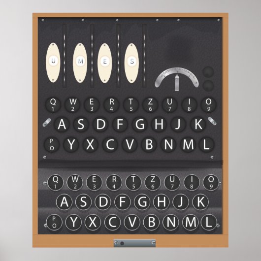 Poster La machine Enigma (Devant)