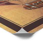 Poster La machine volante Aleutian Steampunk (Coin)