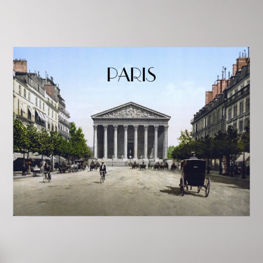 Poster La Madeleine à Paris (Devant)