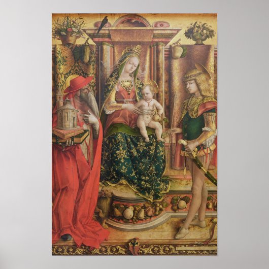 Poster La Madonna della Rondine, après 1490 (Devant)